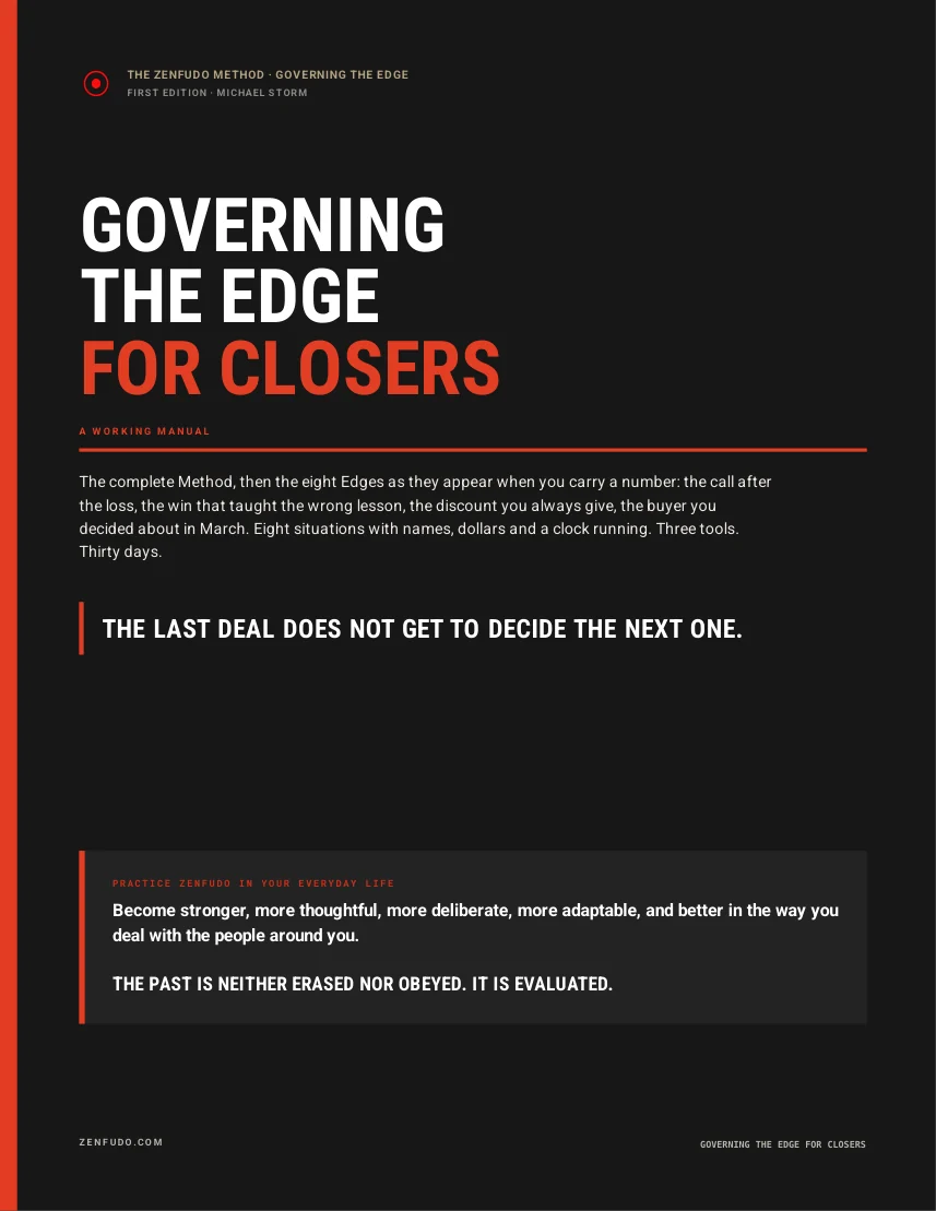 Cover of Governing the Edge for Closers